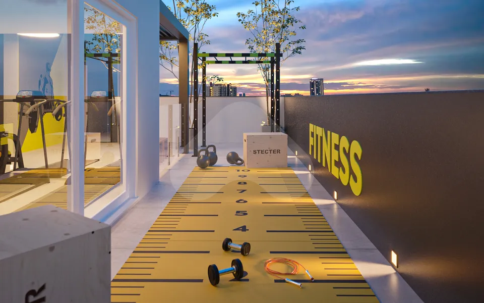 Althus Residence - Studio com 21,36 m², em Glória — foto 12