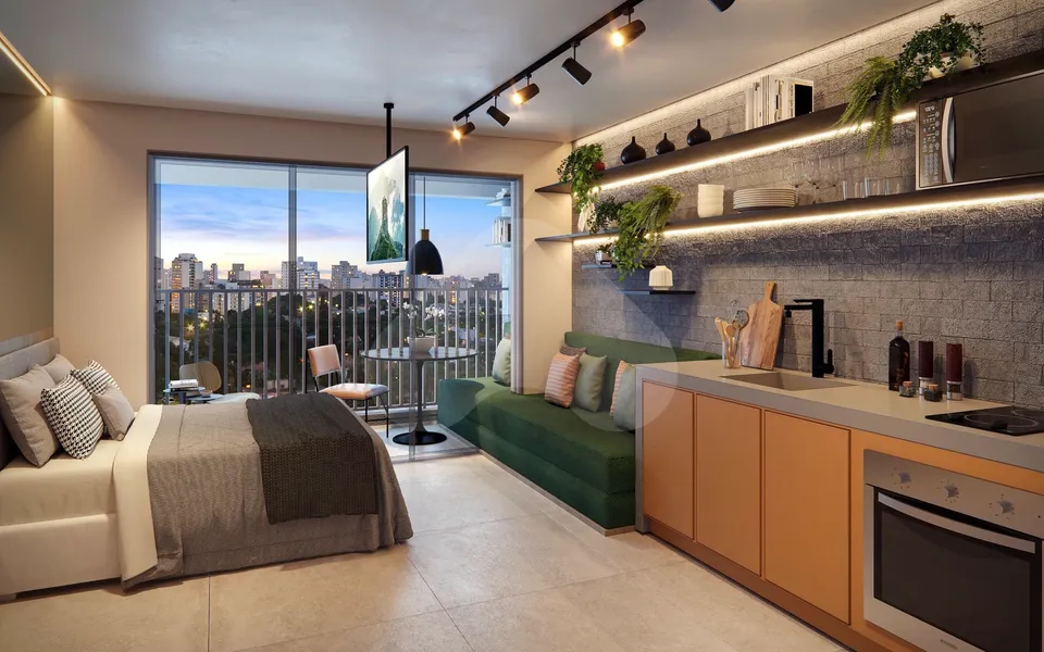 HW Style - Studio com 27,1 m², em Alto da Boa Vista — foto 2
