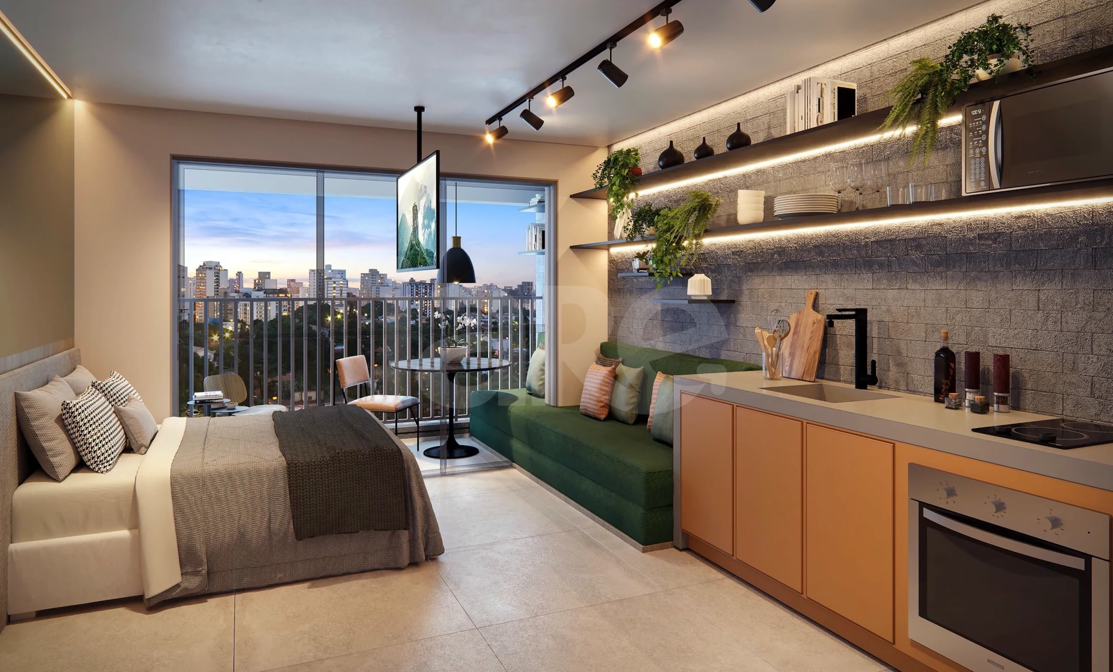 HW Style - Studio com 27,1 m², em Alto da Boa Vista — foto 2