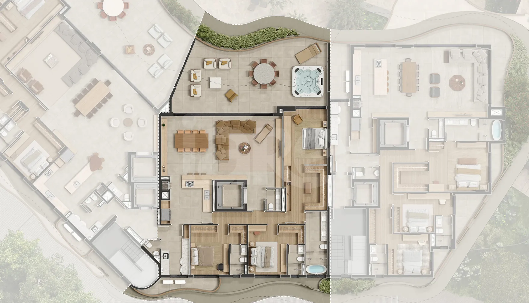 Planta — Garden 255,48 m²