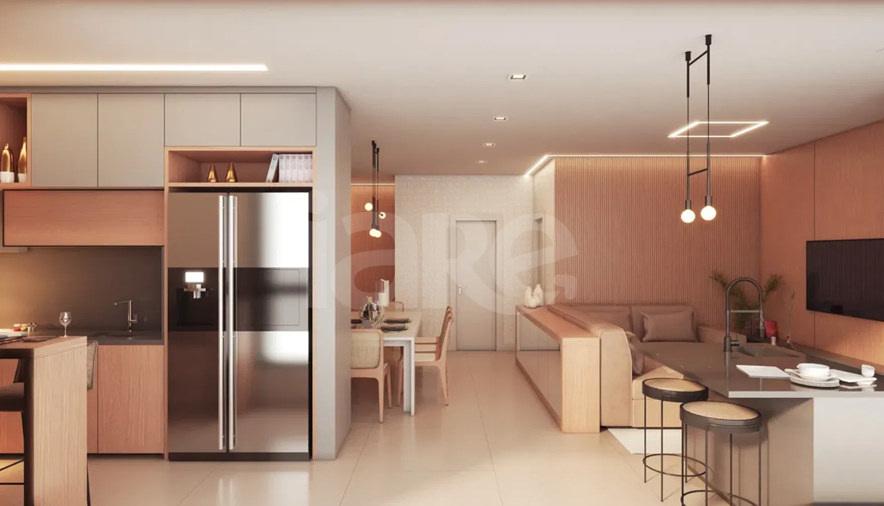 Acquamarine Residence - Apartamento com 113,52 m², em Balneário Perequê — foto 2