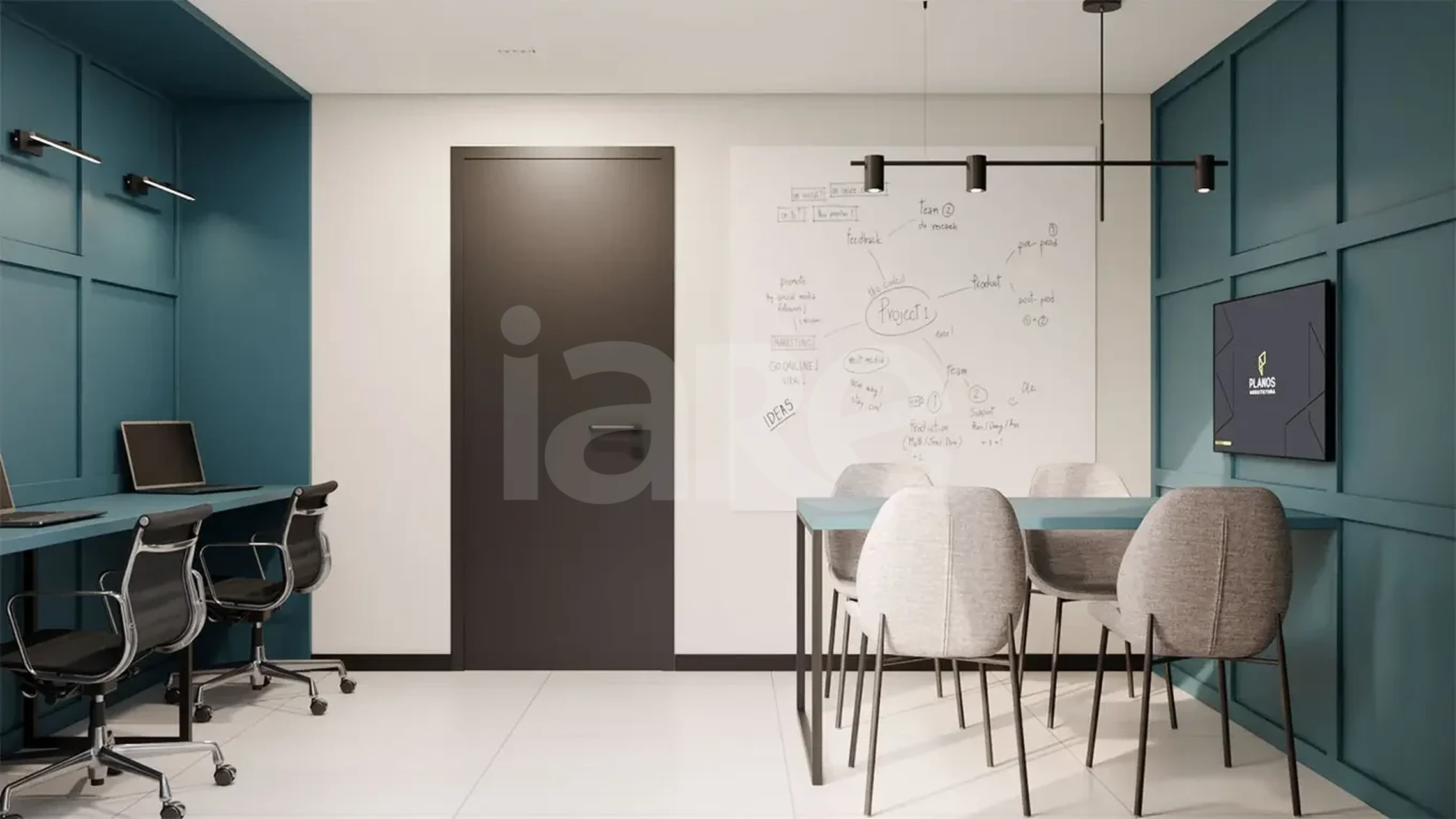 Houston Residence - Studio com 24,35 m², em Novo Mundo — foto 3