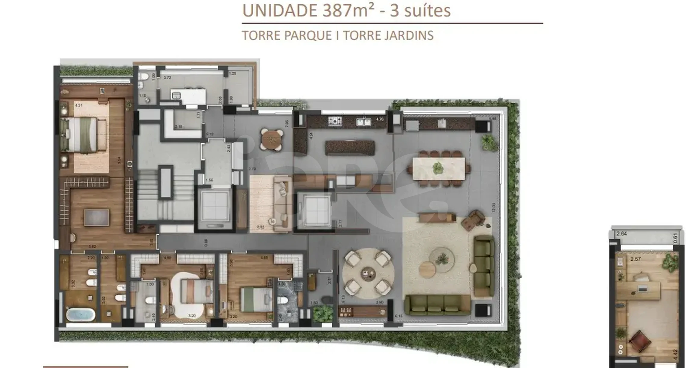 Planta — Garden 468,19 m²