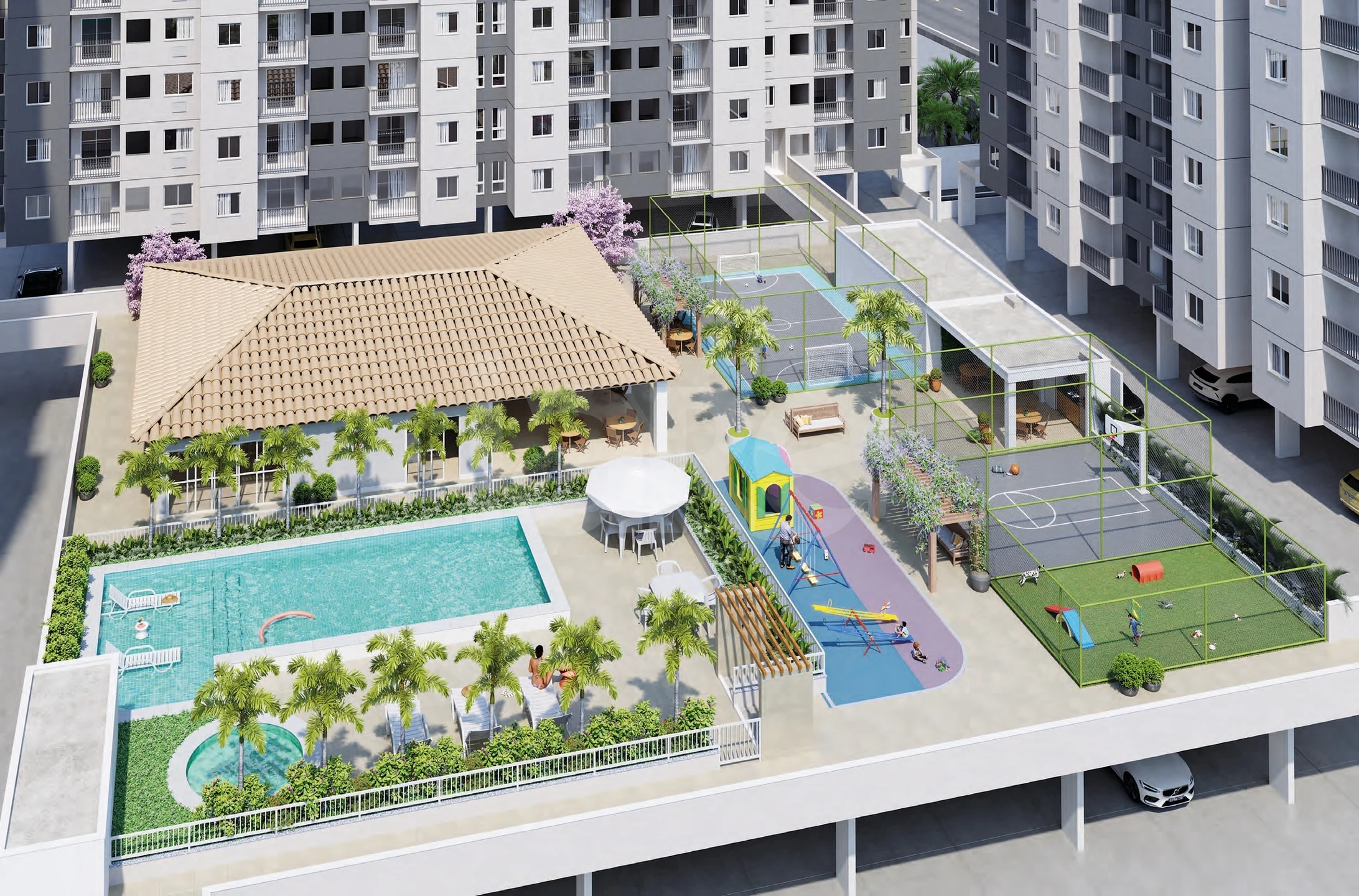 Quattro Residencial Clube - Apartamento com 51,93 m², em Planalto de Carapina — foto 33