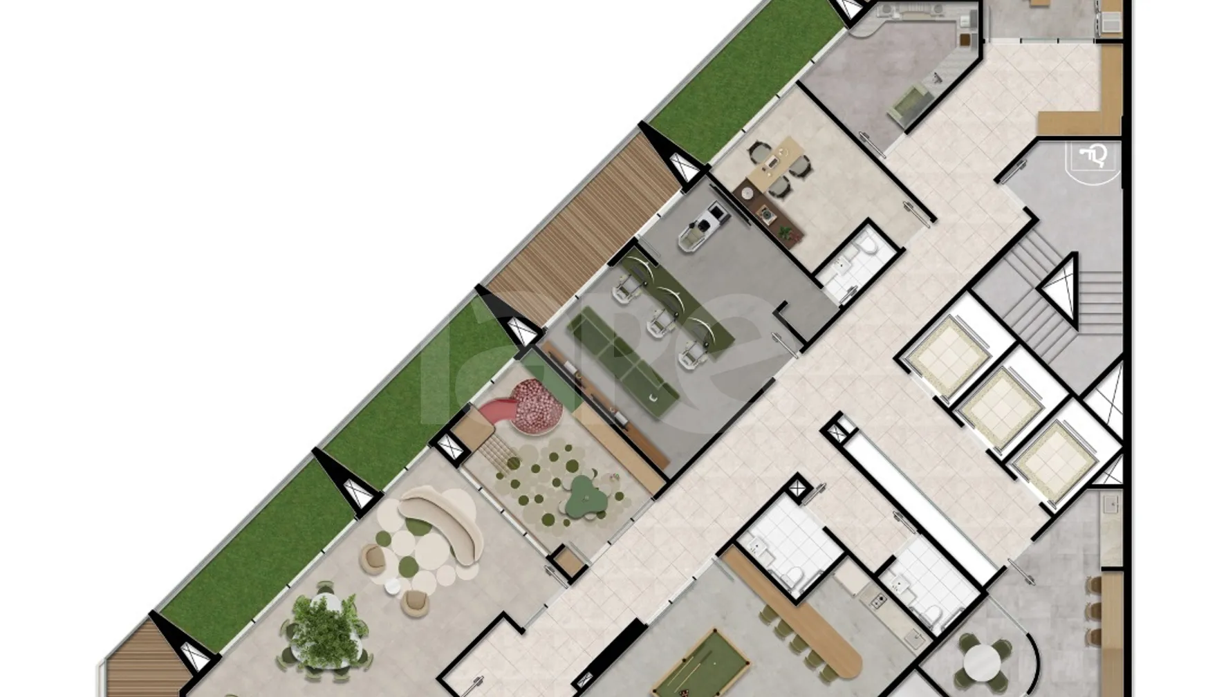 Planta — Pavimento lazer
