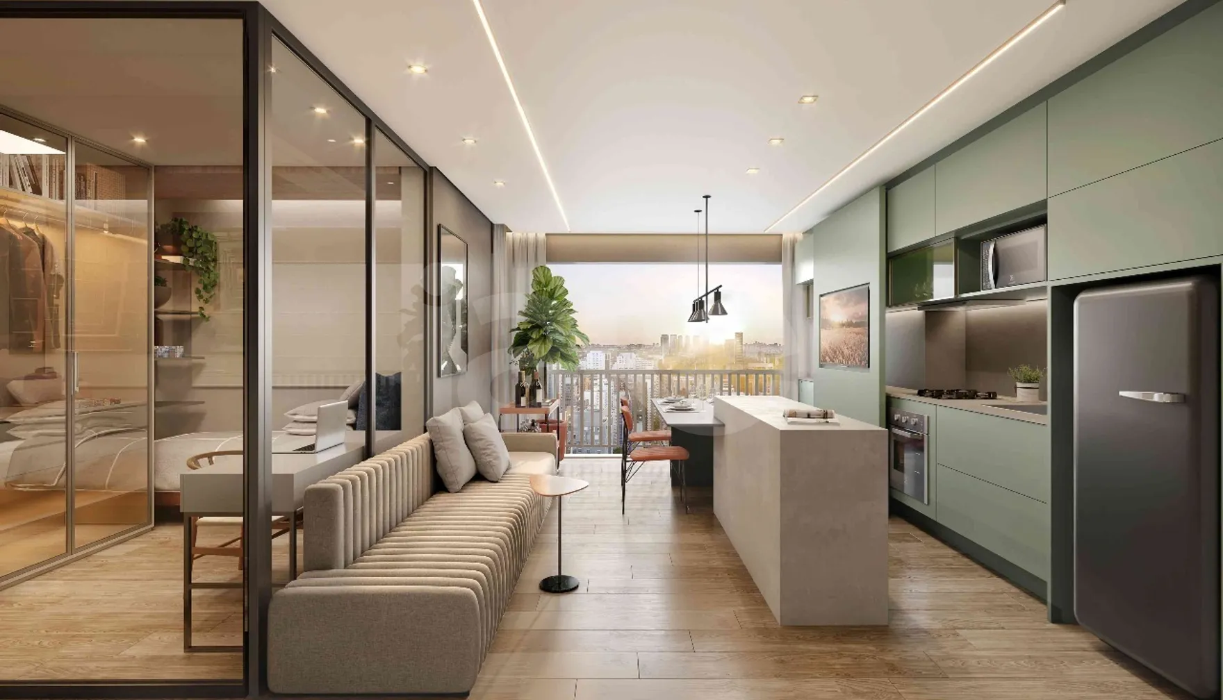The Collection Paulista - Studio com 24,9 m², em Bela Vista — foto 2