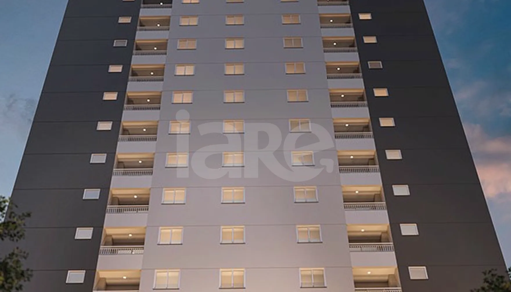 Solar das Rosas - Apartamento com 36,66 m², em Santa Maria — foto 1