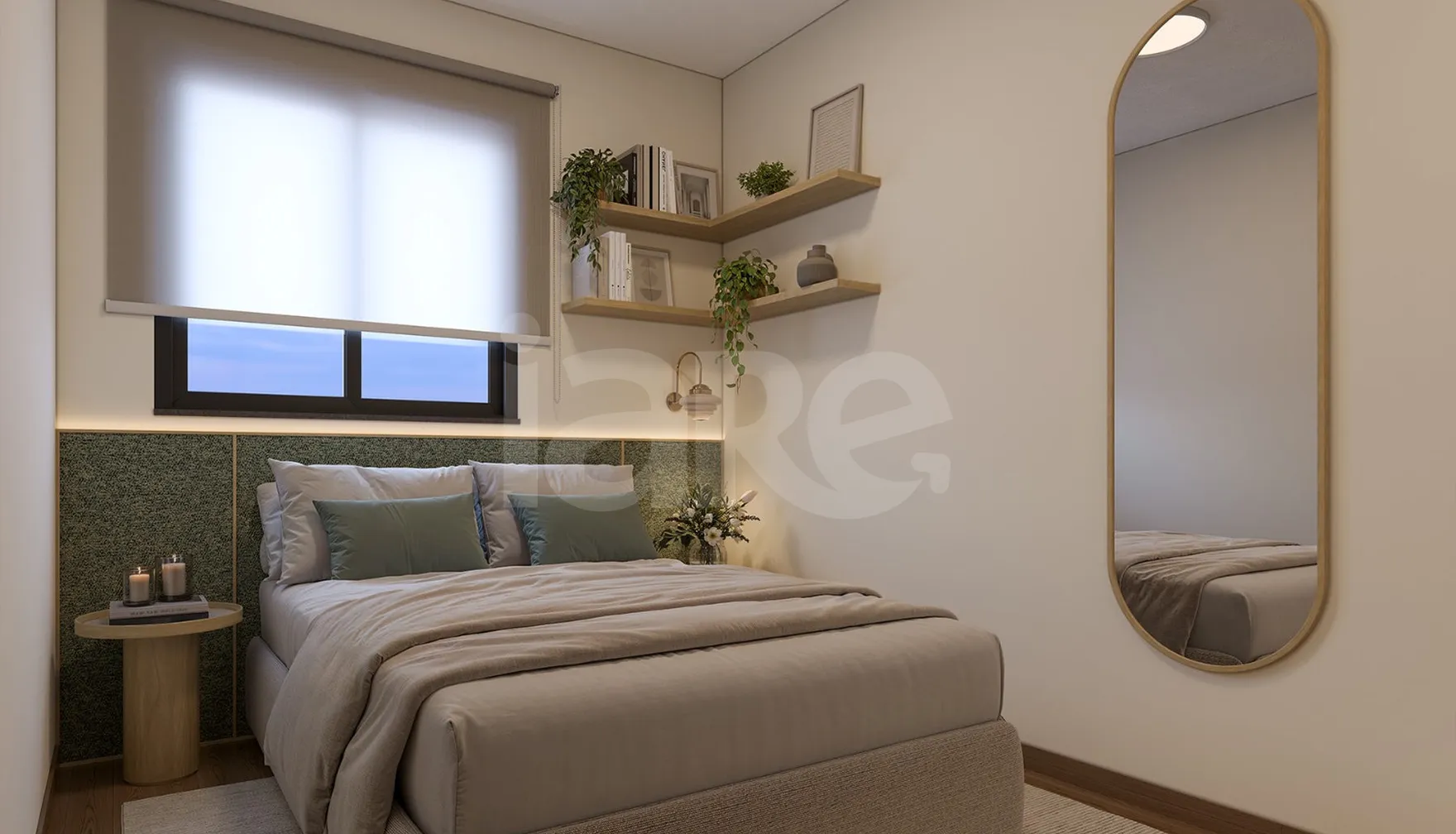 Caminho dos Alecrins - Apartamento com 44,58 m², em Jardim Santa Inês II — foto 4