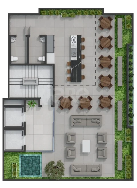 Planta — Pavimento lazer 01