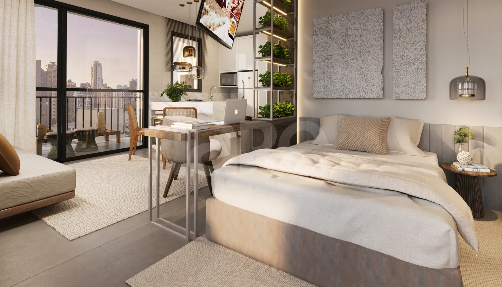 Temple Batel - Apartamento com 52,68 m², em Batel — foto 5