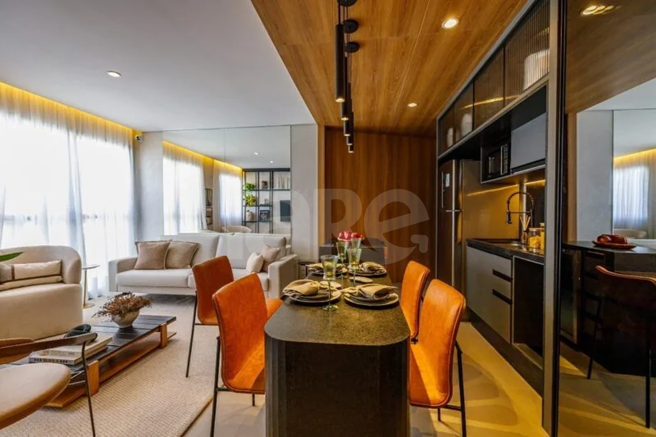 Get Home Design - Studio com 24,81 m², em Mirandópolis — foto 7