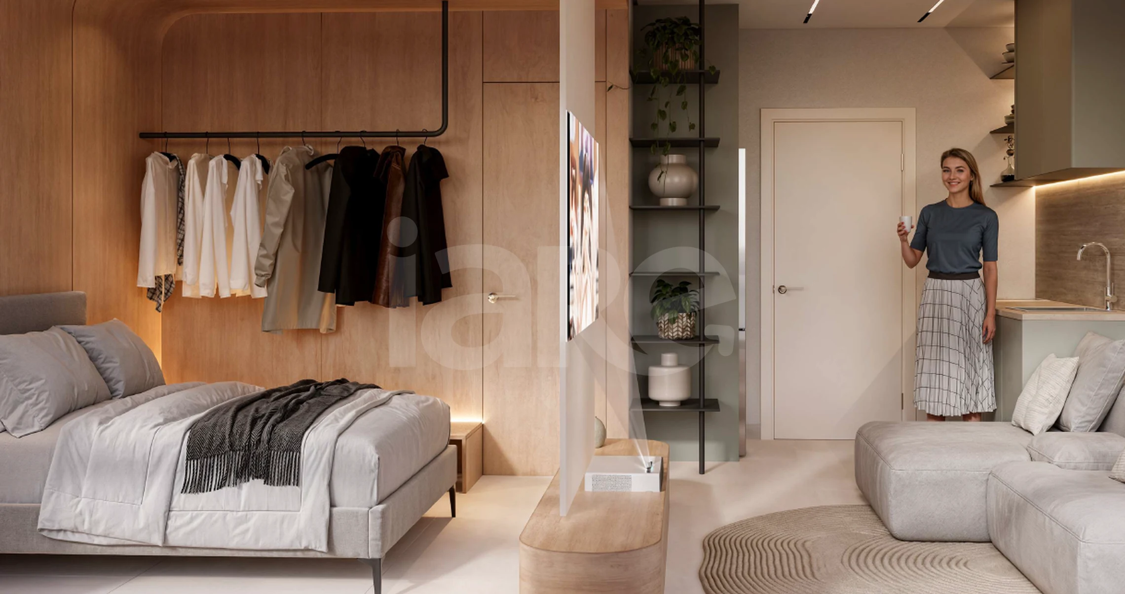 Yafah Design - Studio com 23,25 m², em Ponta de Campina — foto 4