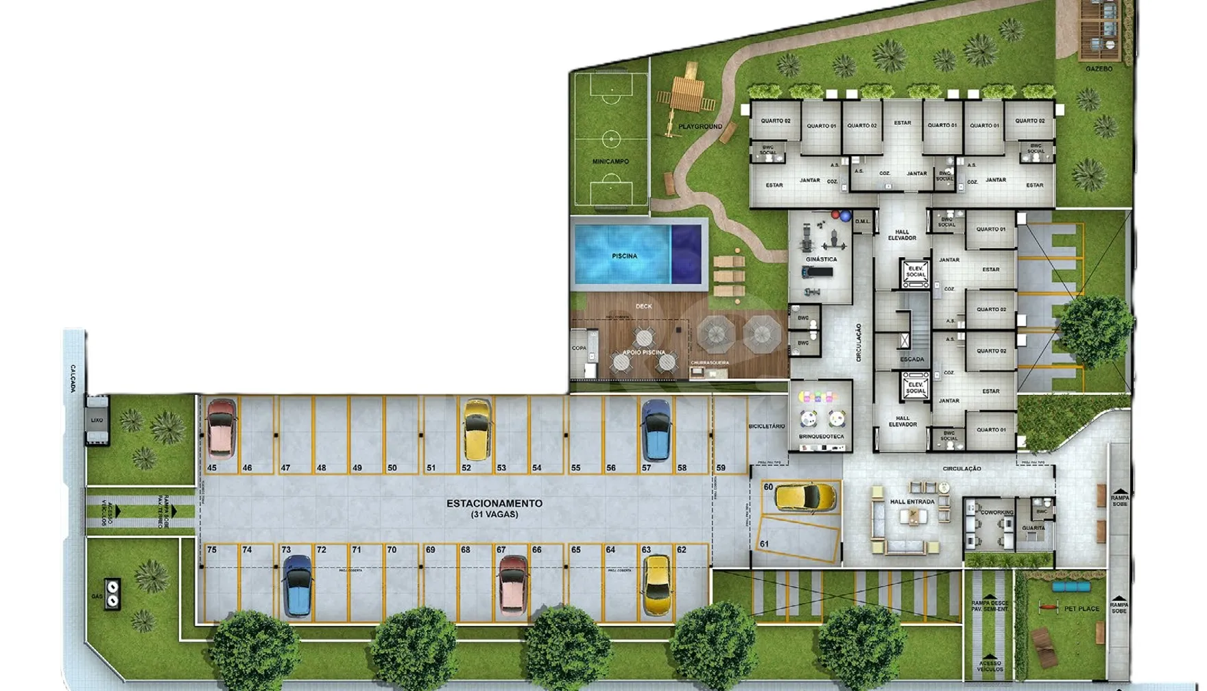 Planta — Pavimento térreo