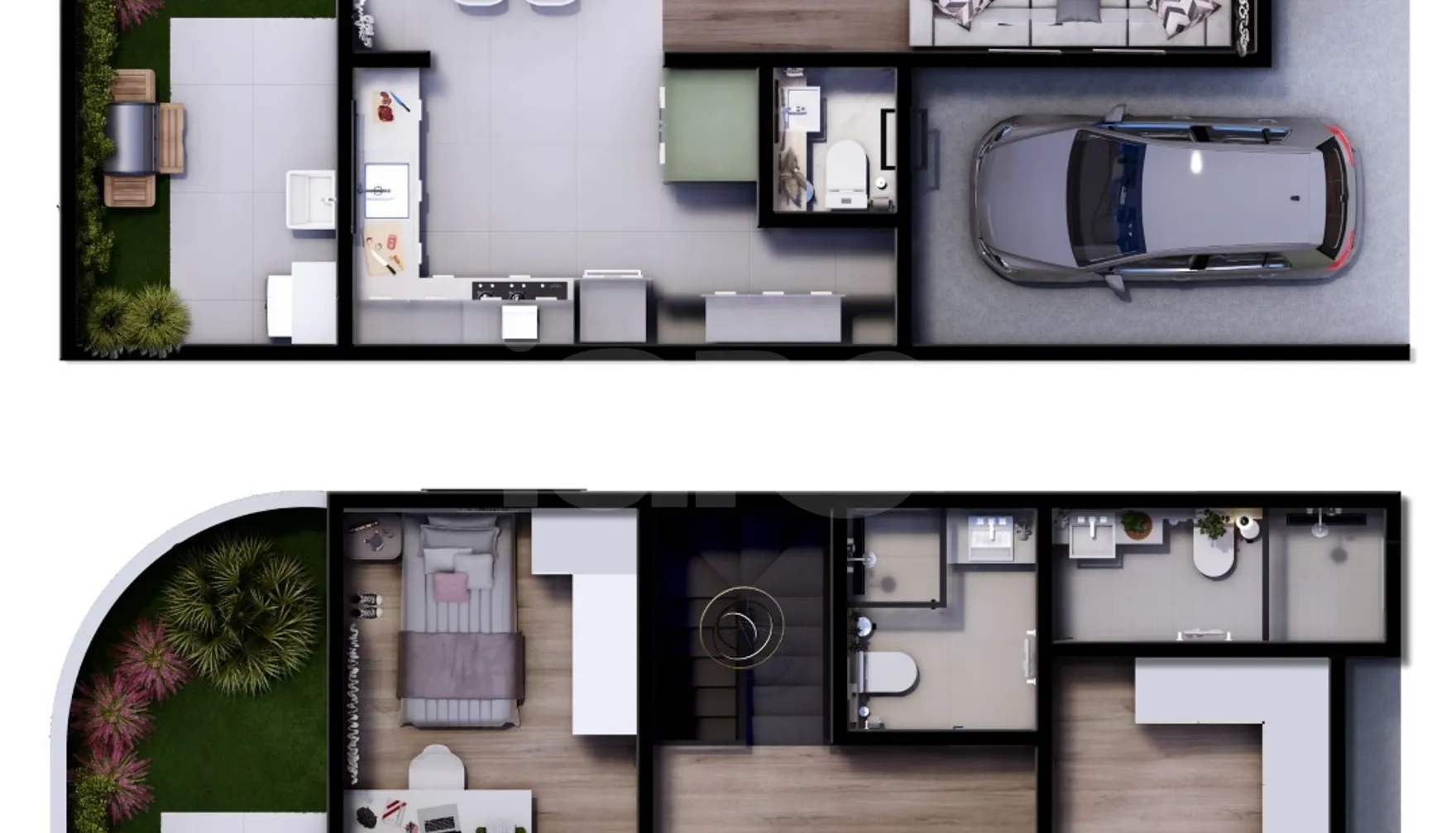 Planta — Casa em Condomínio 123,56 m²