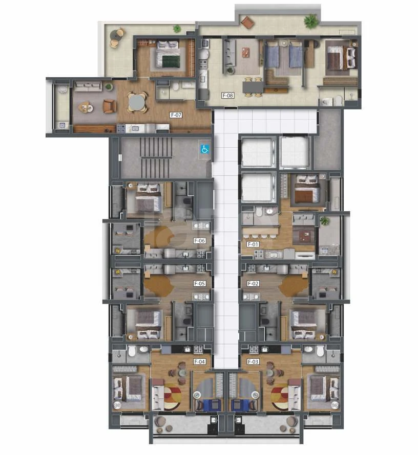 Planta — Pavimento 16
