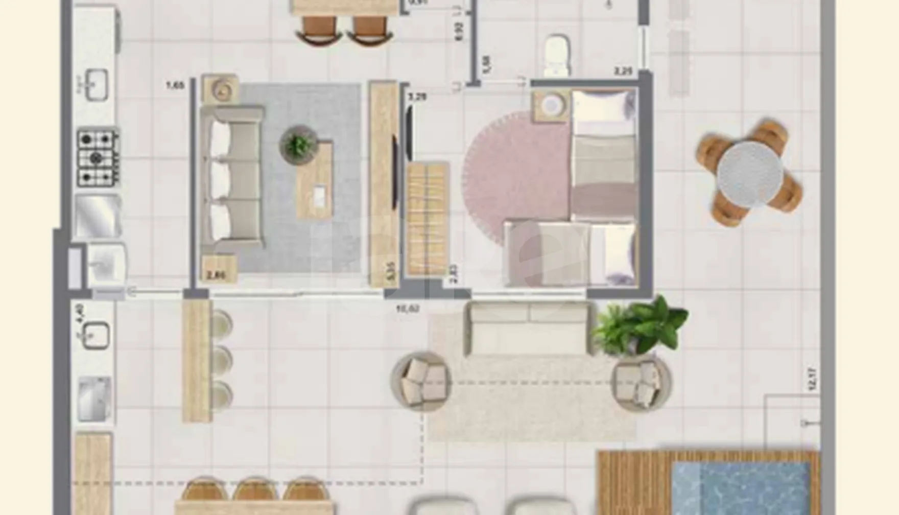 Planta — Garden 134,83 m²