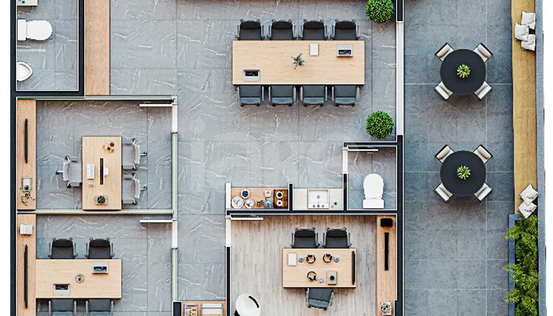 Planta — Pavimento coworking