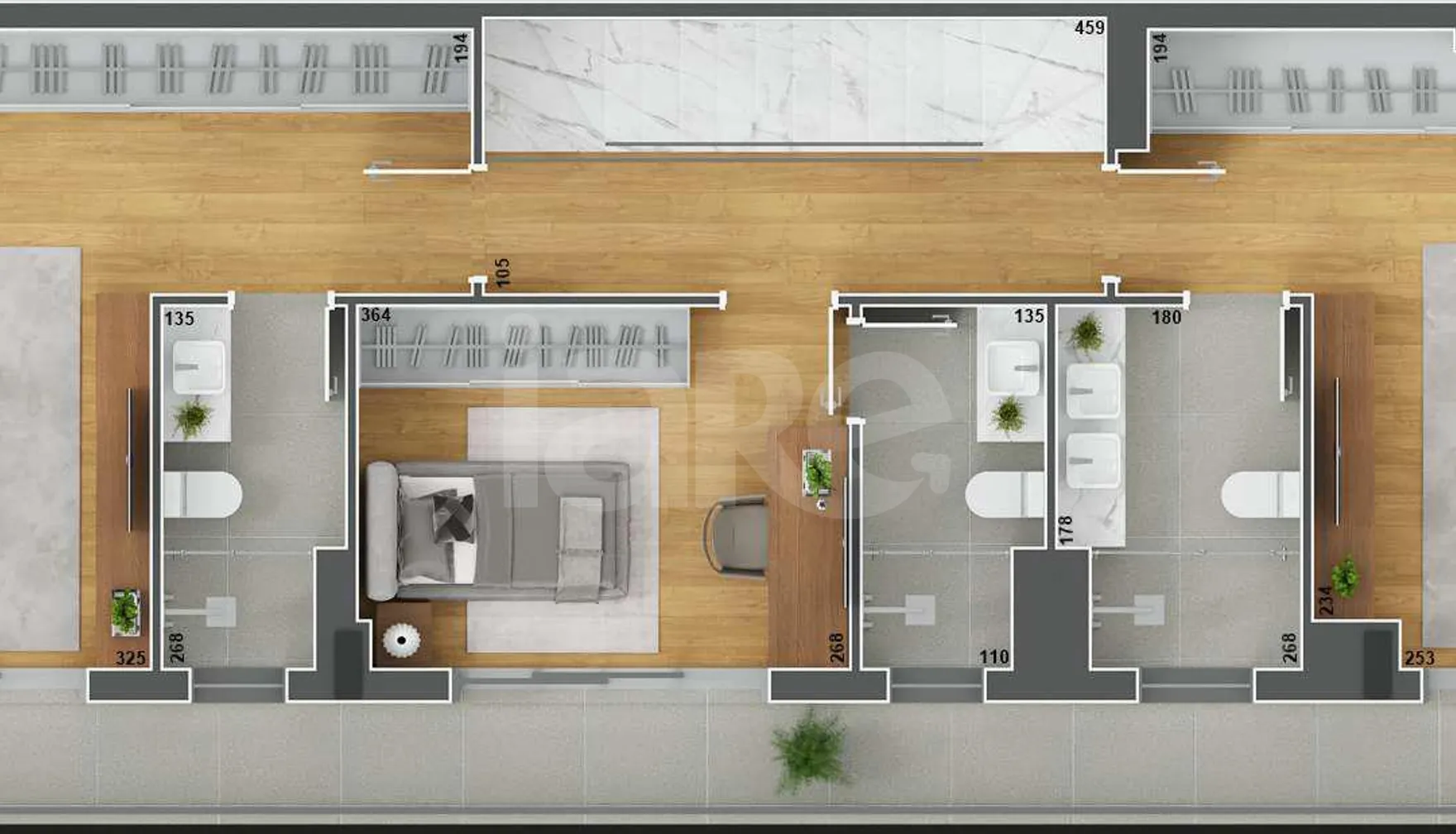 Planta — Garden 211,08 m²