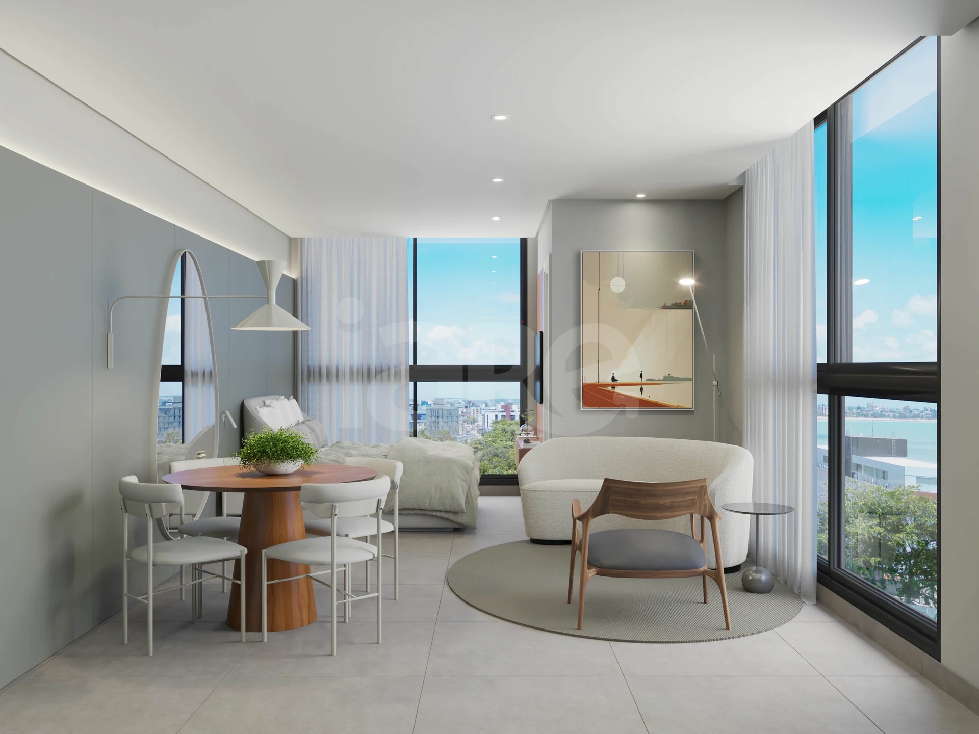 On Mare Flat - Studio com 27,93 m², em Intermares — foto 3