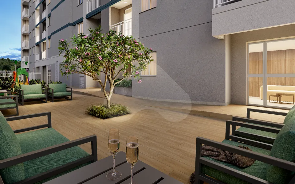 Residencial Cartola - Apartamento com 31,69 m², em São Cristóvão — foto 27