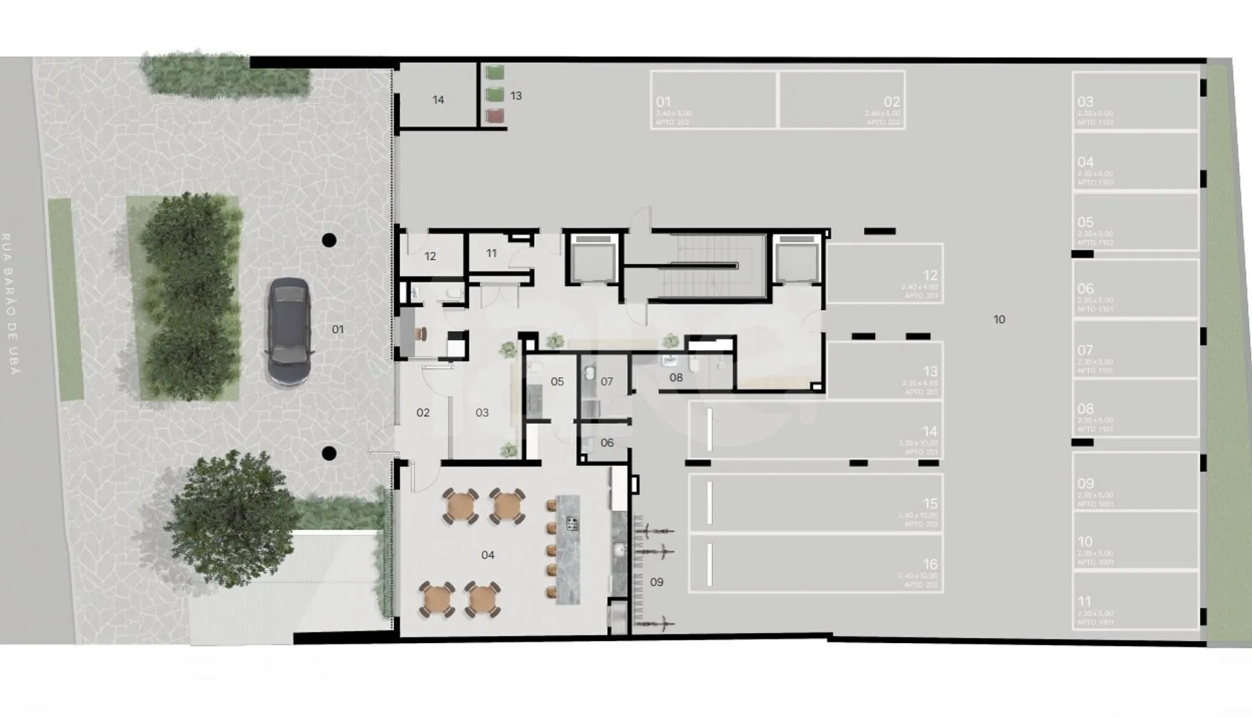 Planta — Pavimento térreo