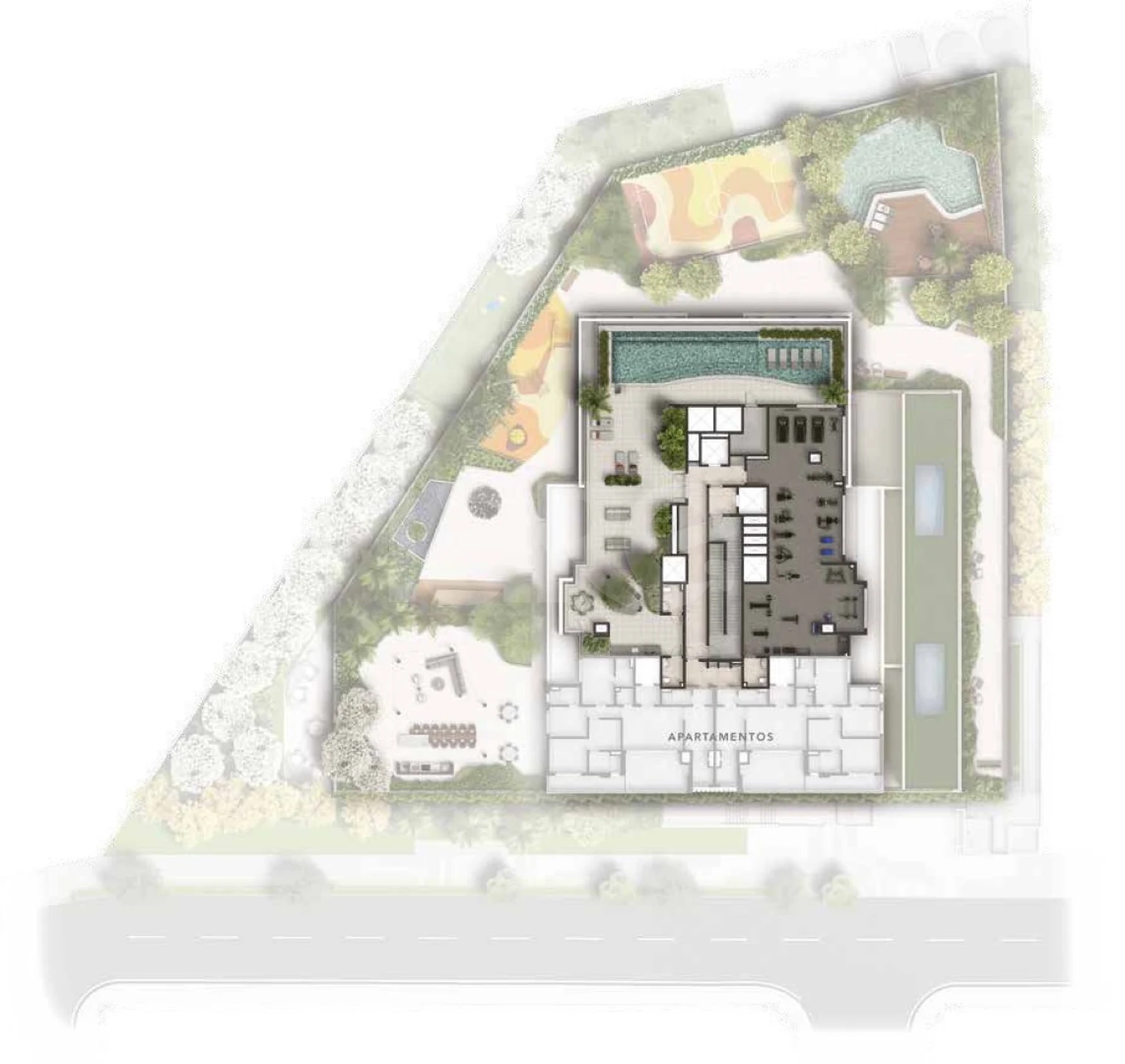 Planta — Pavimento rooftop