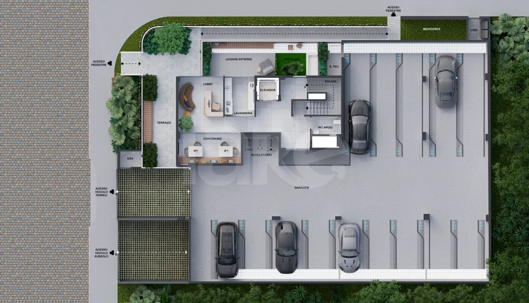 Planta — Pavimento térreo