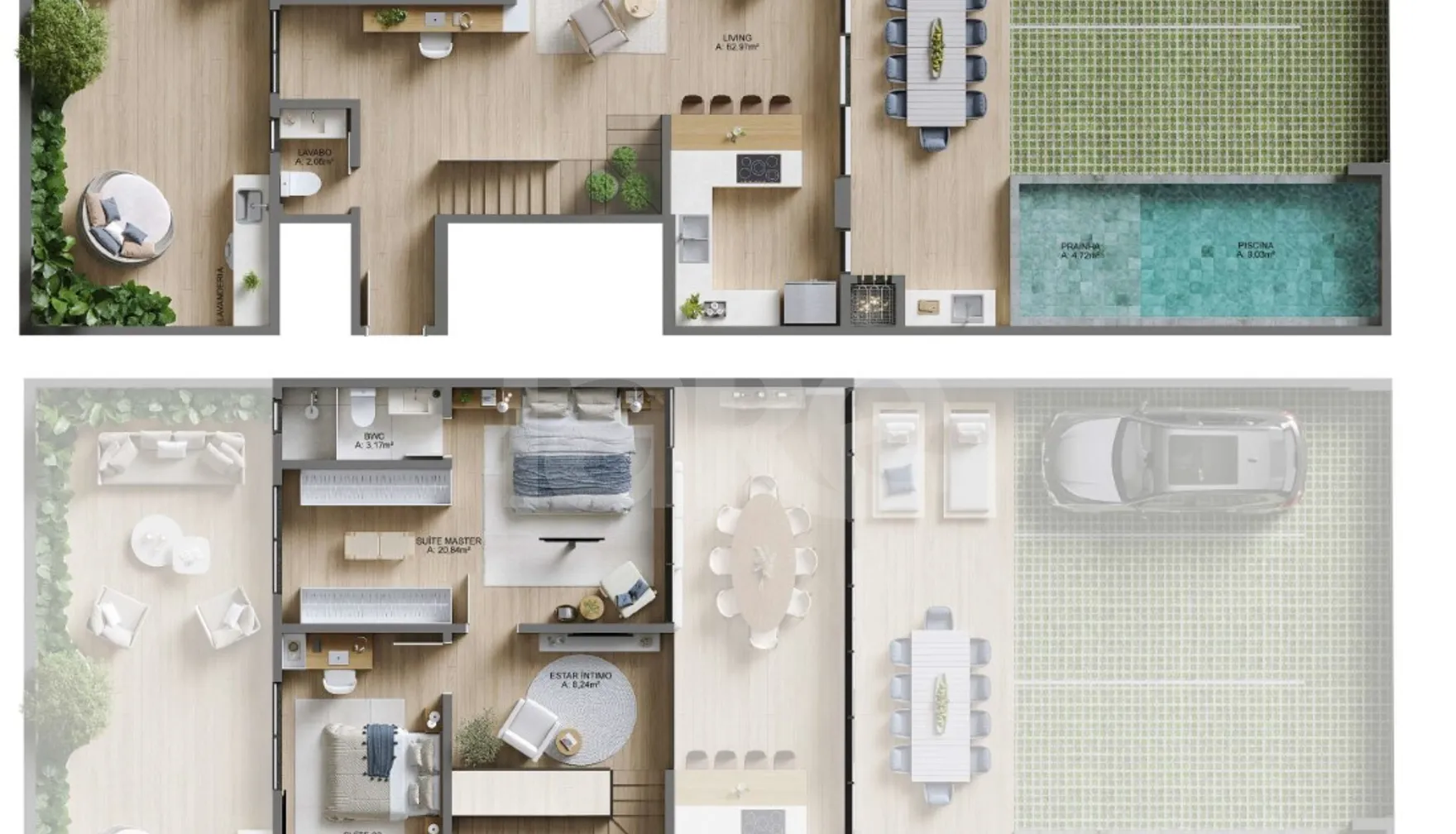 Planta — Garden 284,79 m²