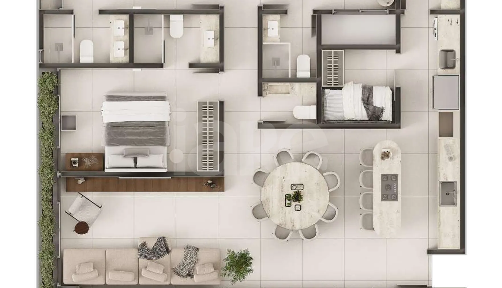Planta — Apartamento 139,99 m²
