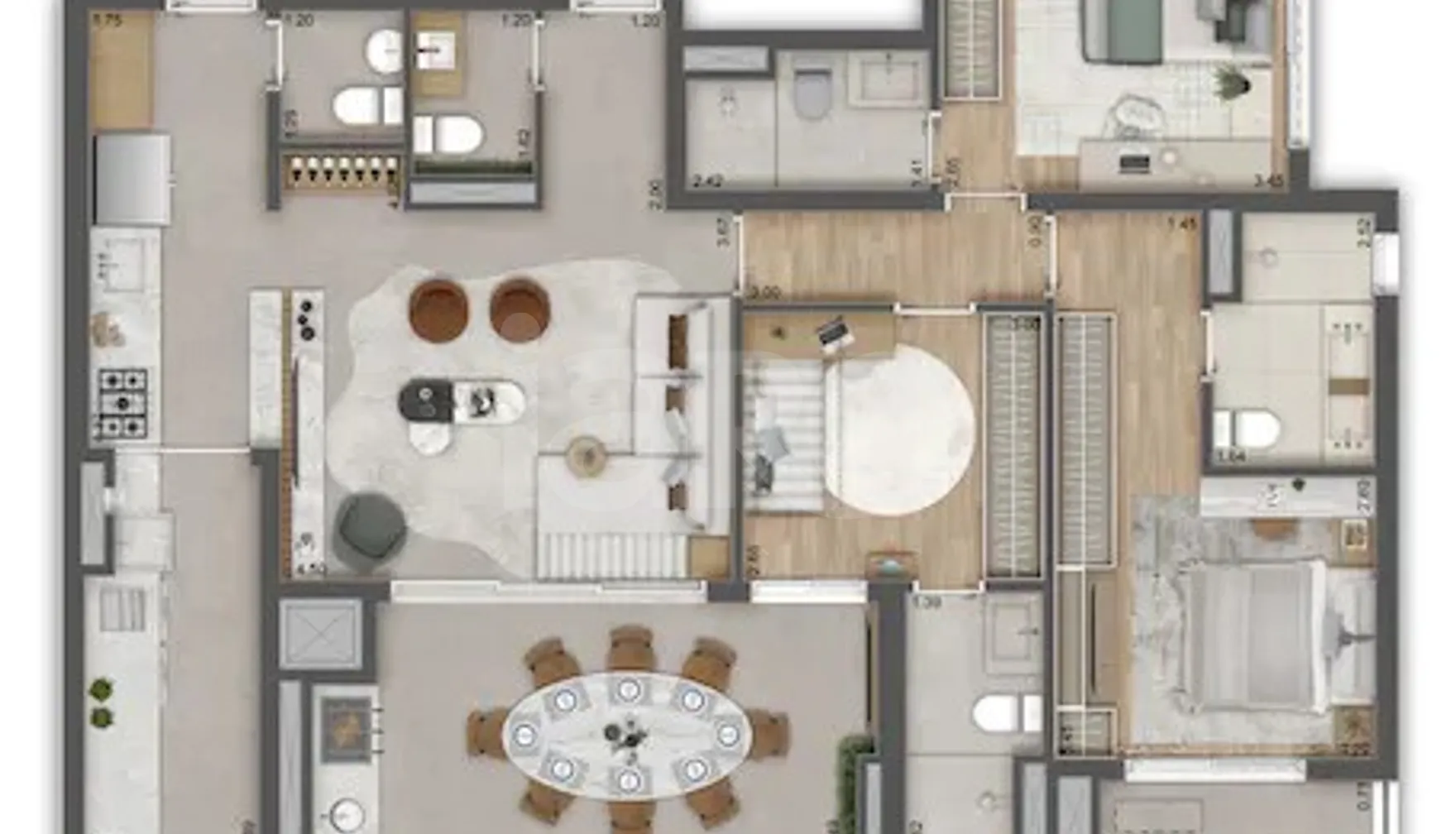Planta — Garden 112,01 m²