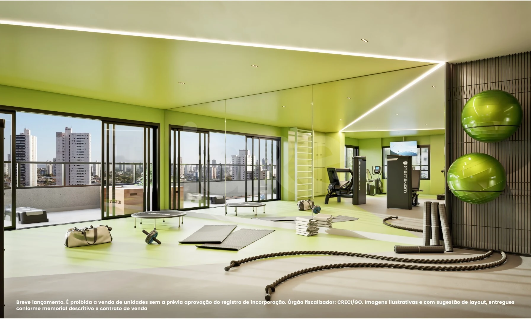 B.Great Bosque dos Buritis - Apartamento com 94,37 m², em Setor Central — foto 10