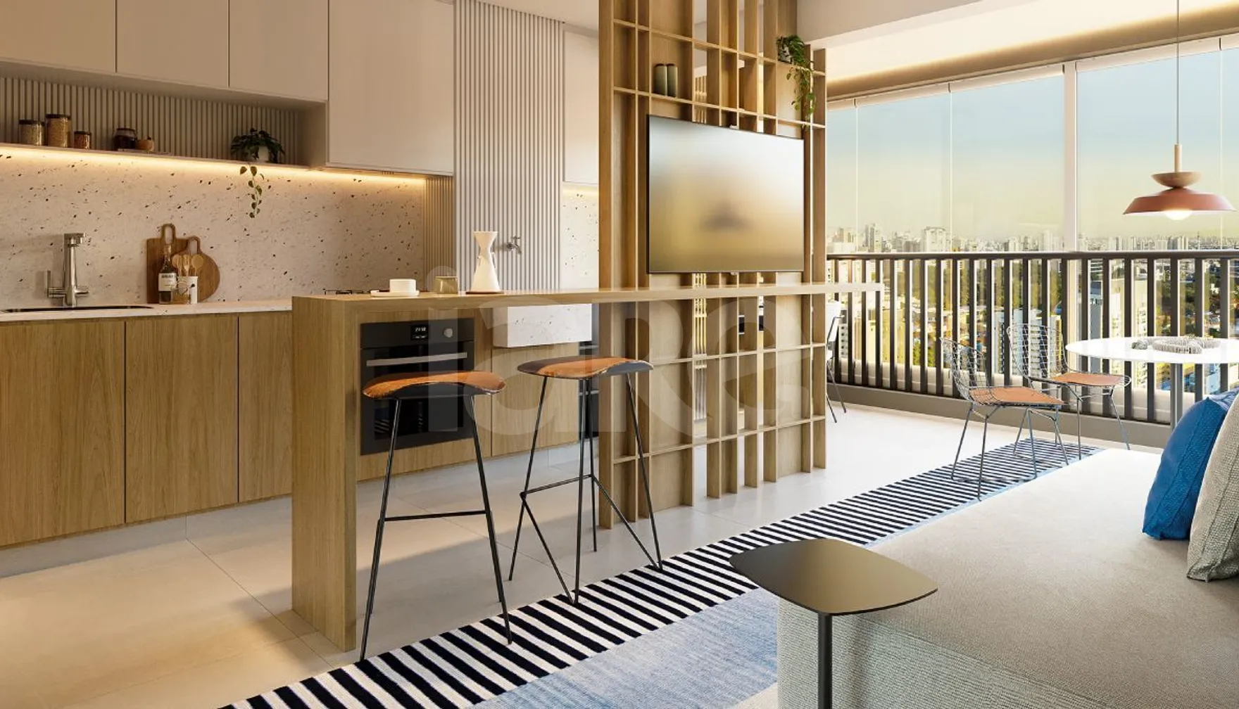 MOB Apartments - Apartamento com 41,08 m², em Centro — foto 4