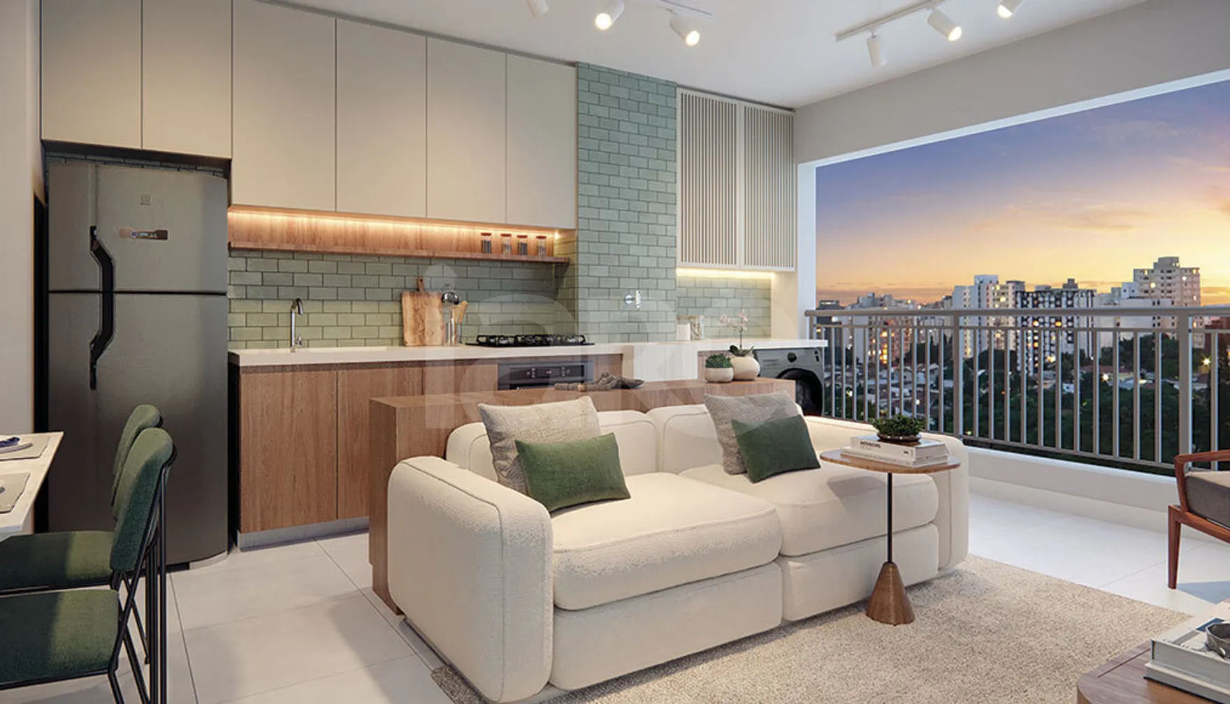 Golden Life Tatuapé - Apartamento com 49,12 m², em Tatuapé — foto 2