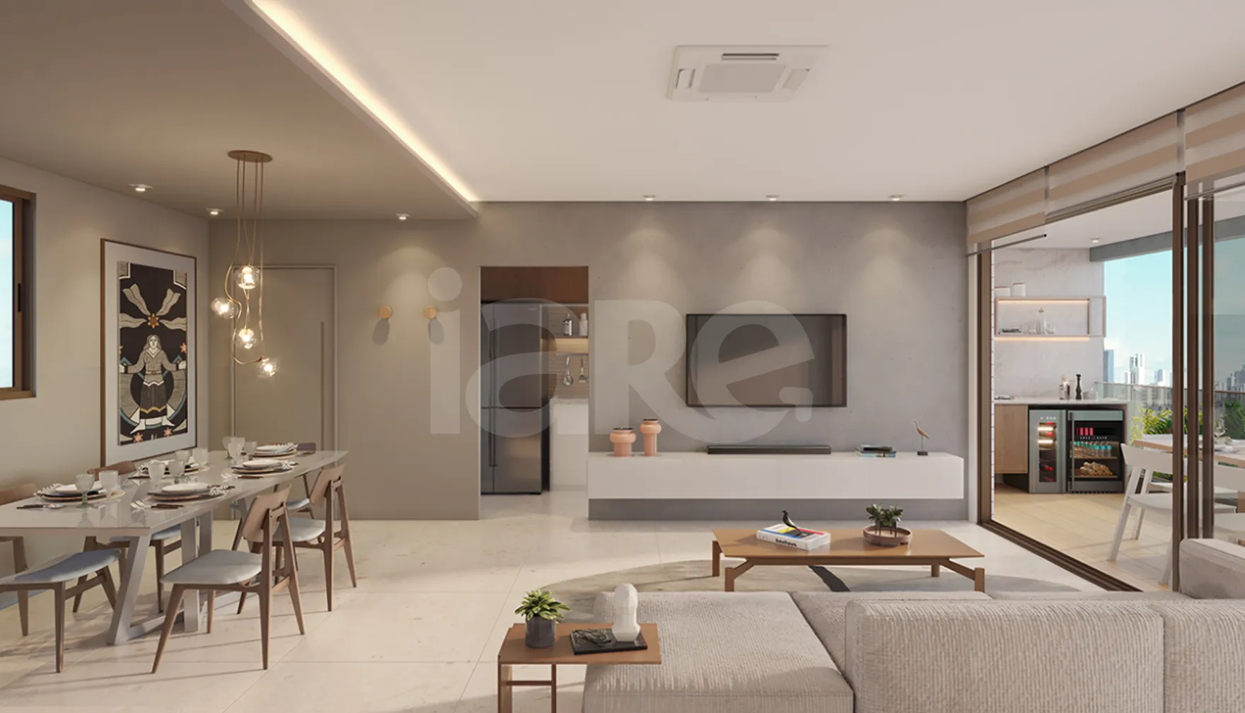 Alameda Rio - Apartamento com 93 m², em Madalena — foto 2