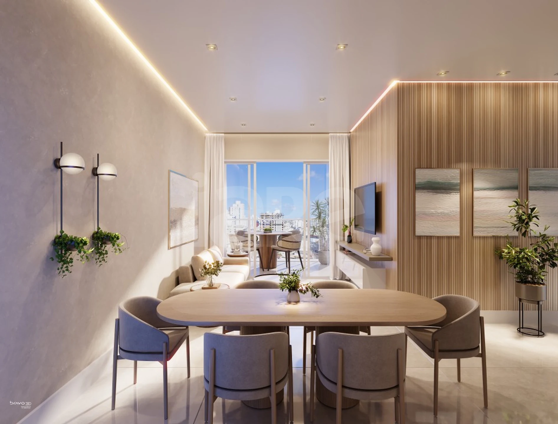 Mirai - Apartamento com 96,11 m², em Praia da Costa — foto 2