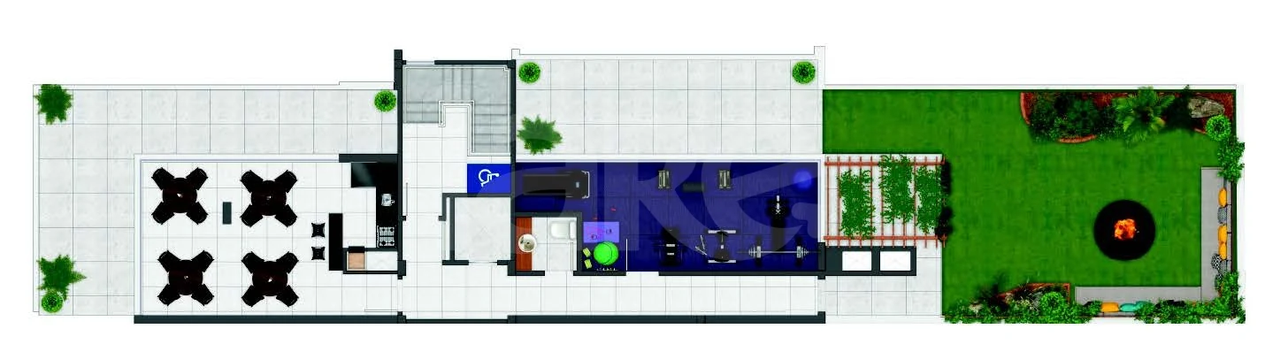 Planta — Pavimento rooftop