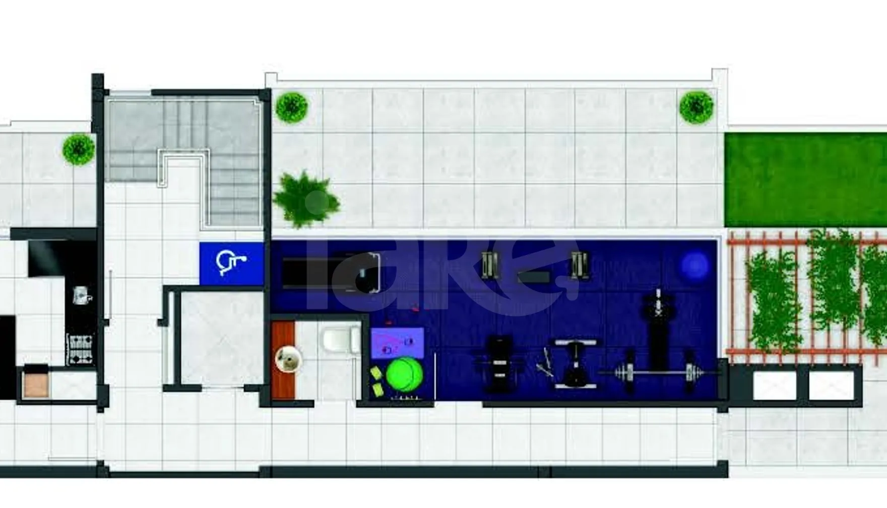 Planta — Pavimento rooftop