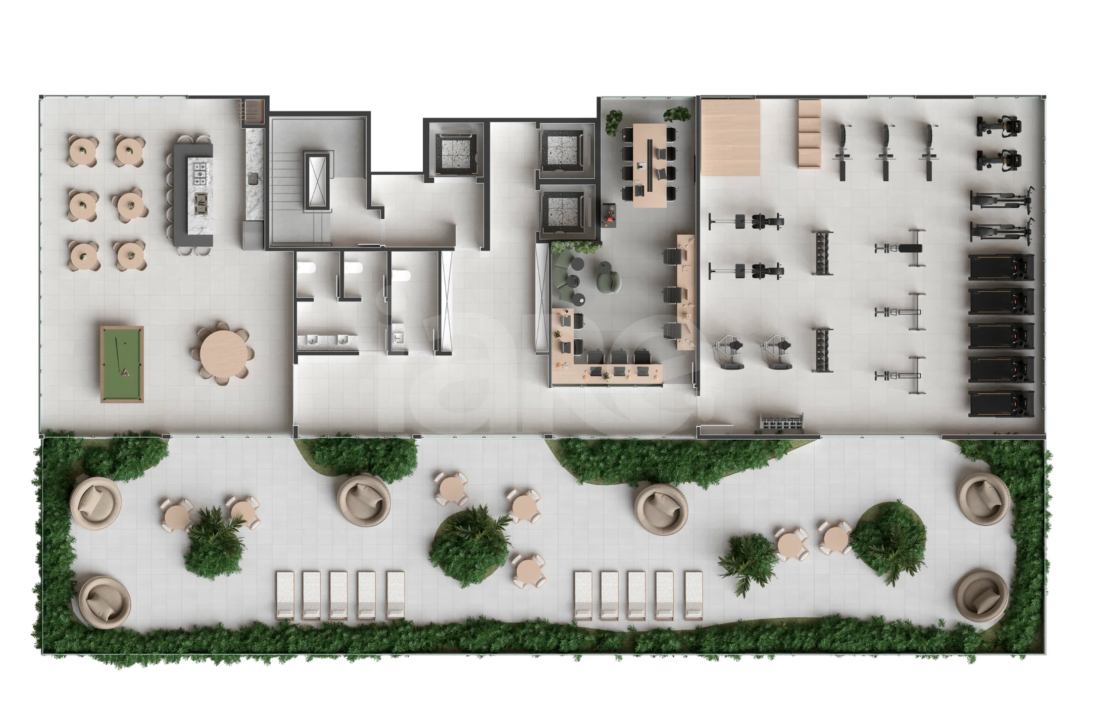 Planta — Pavimento rooftop