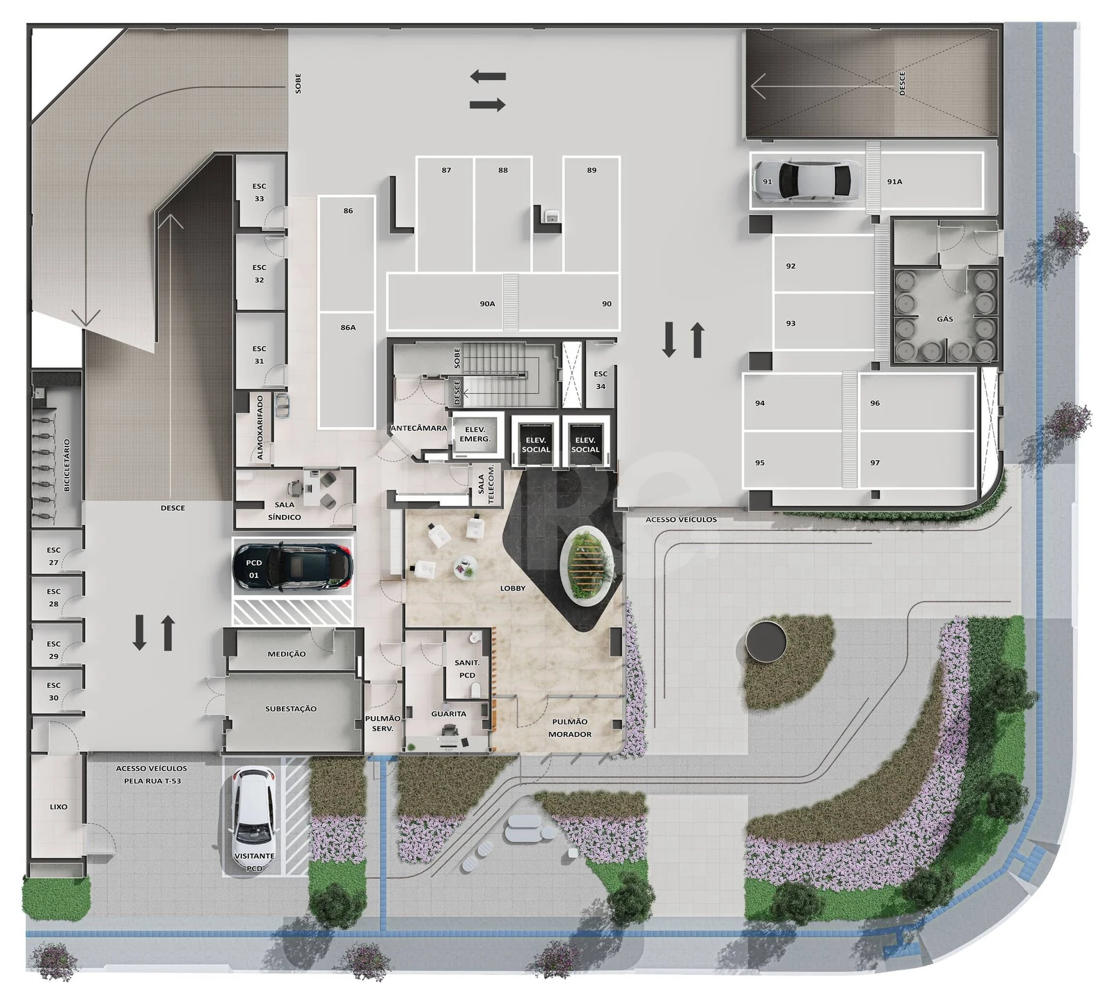 Planta — Pavimento térreo