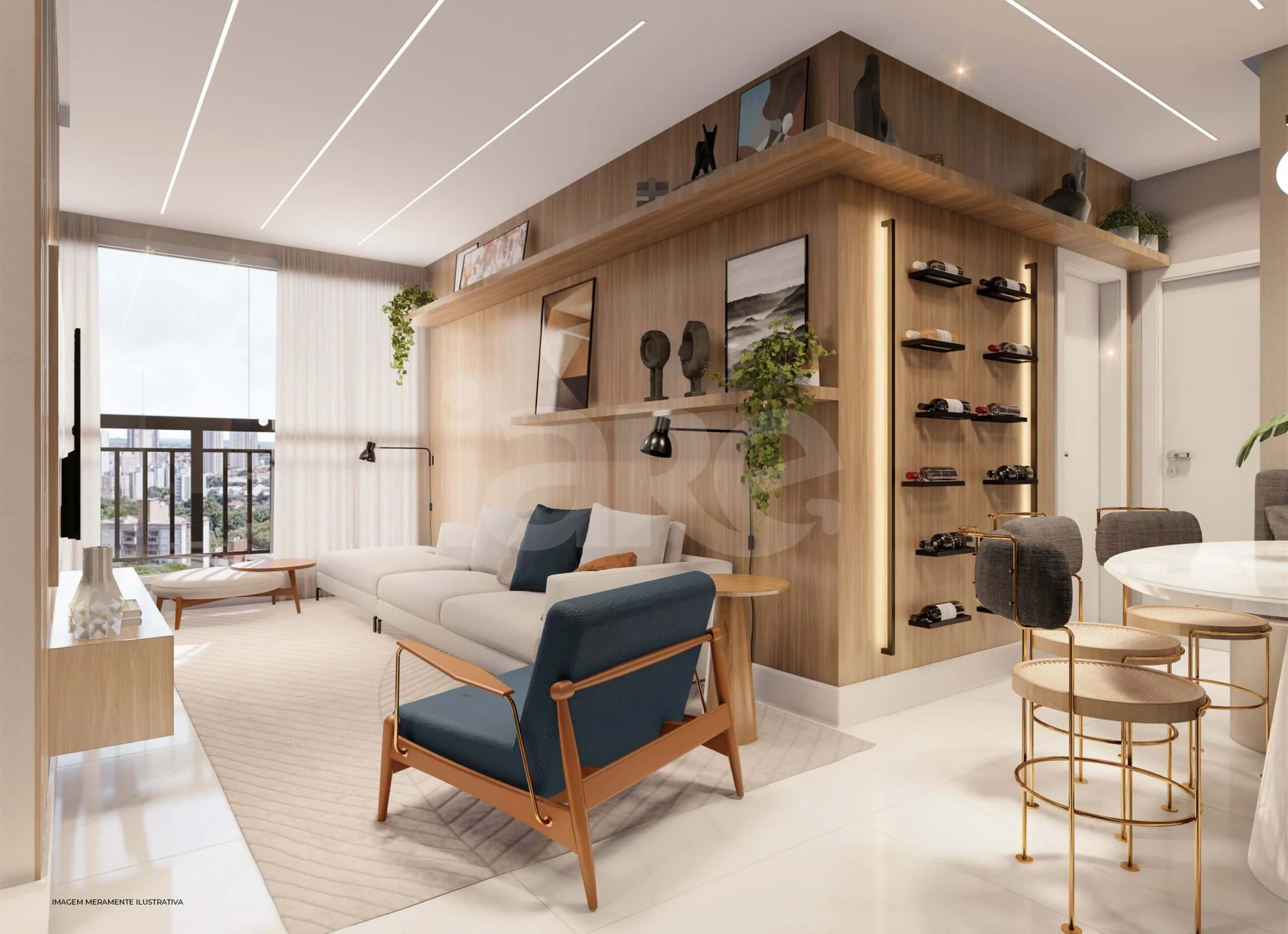 JJR Hortência - Apartamento com 71,67 m², em Vila Carvalho — foto 2