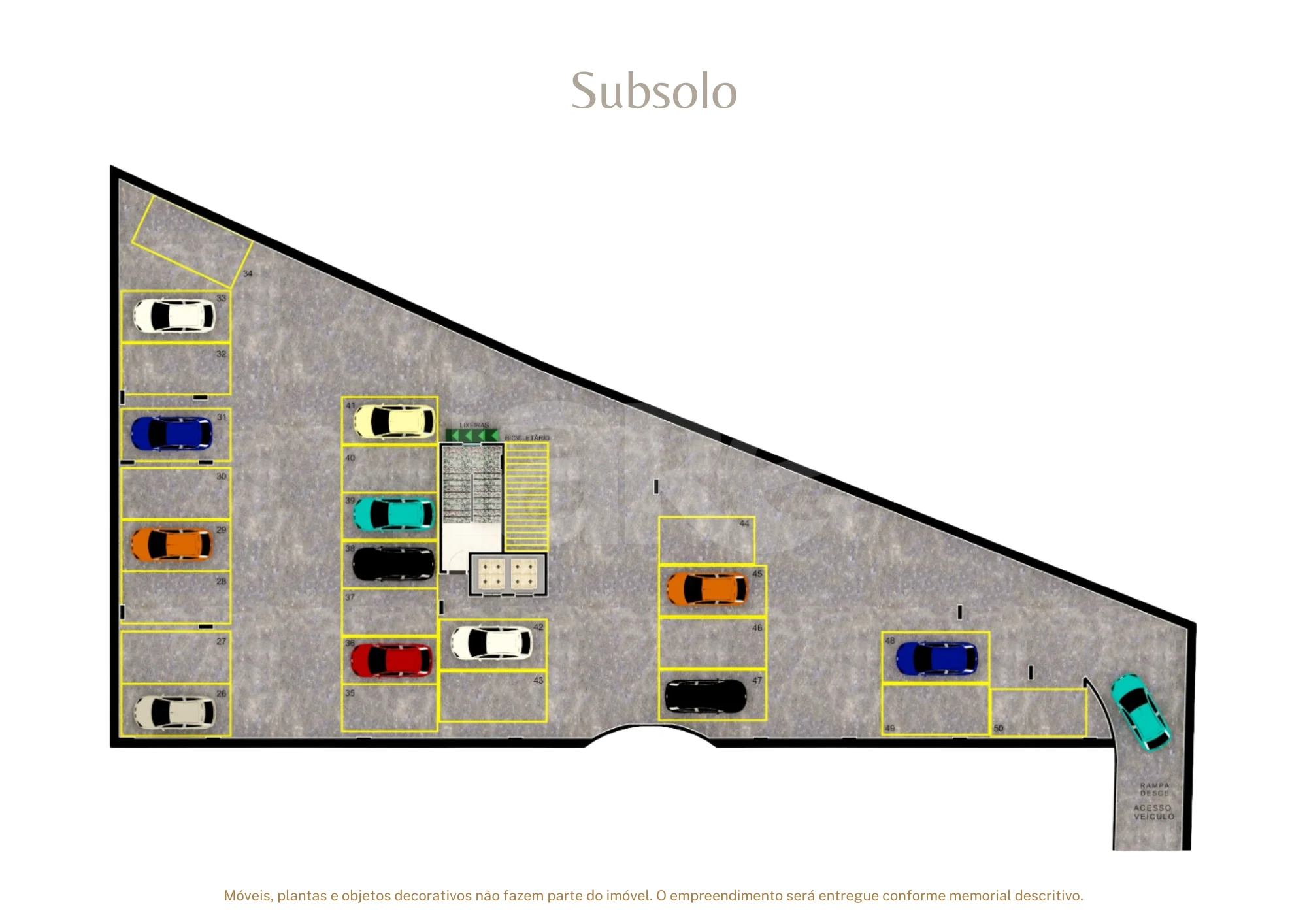 Planta — Pavimento subsolo