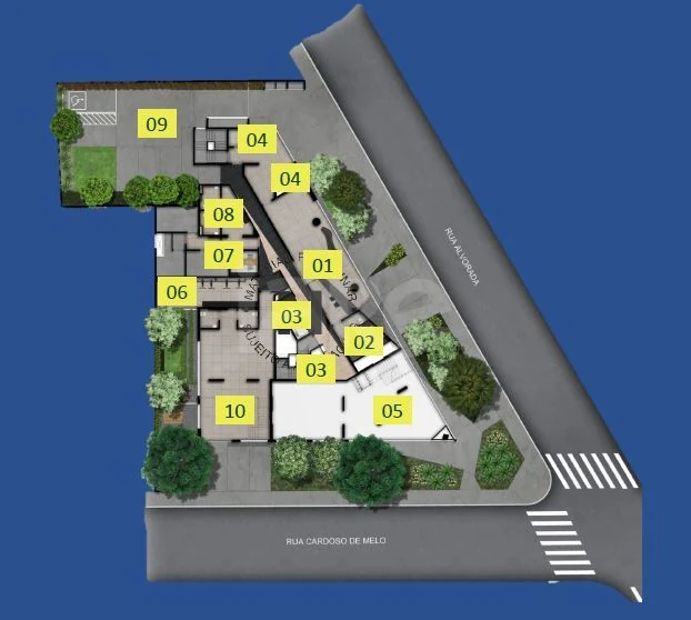 Planta — Implantação térreo