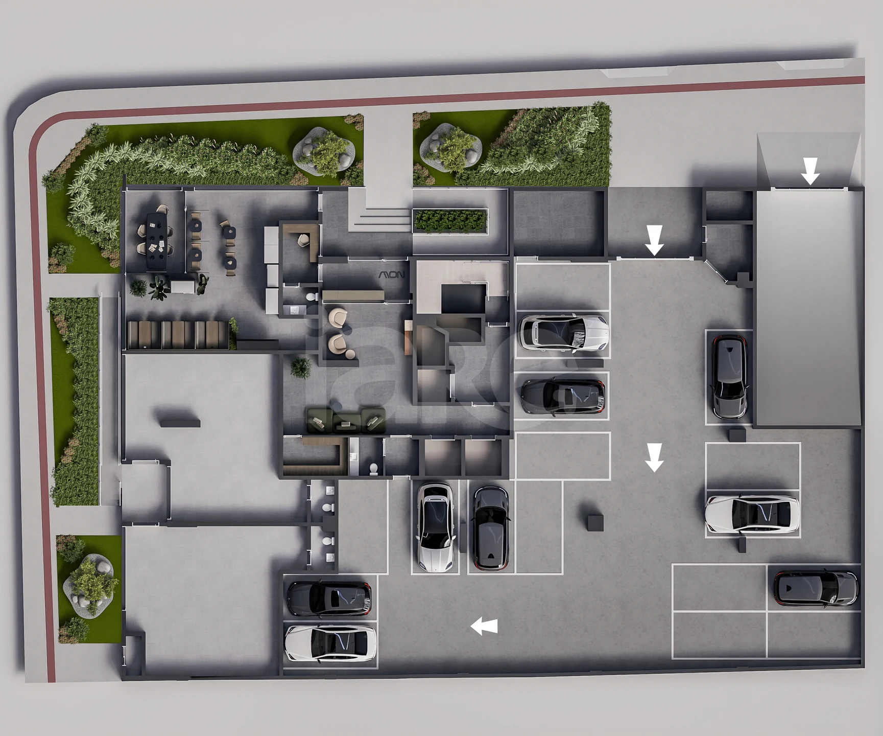 Planta — Planta térreo 3D