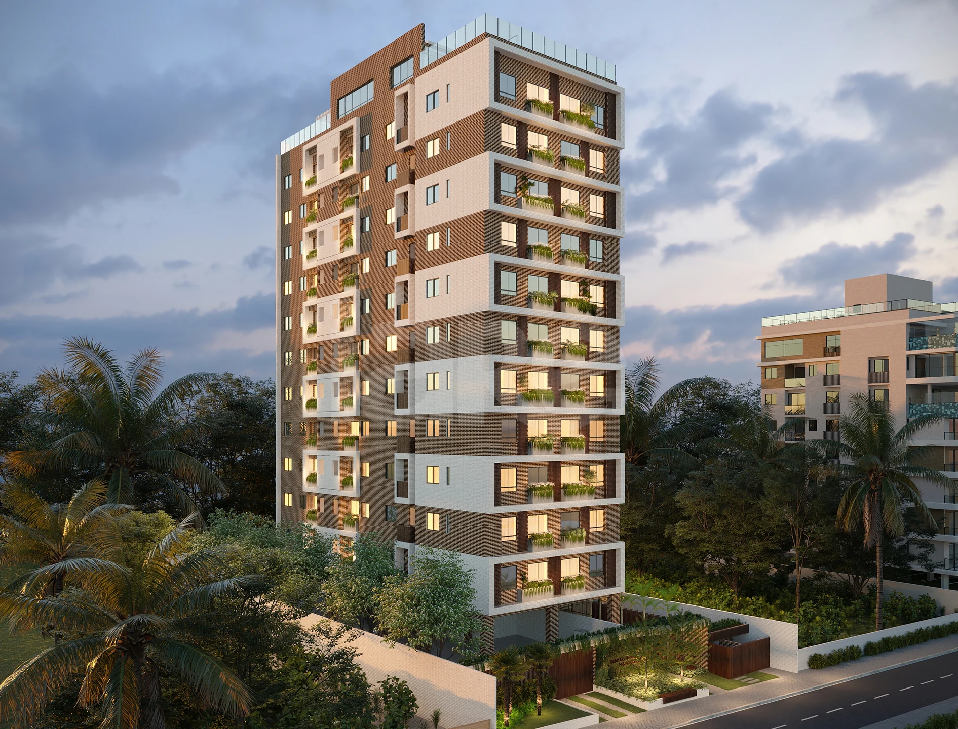 Park Raquel Residence - Apartamento com 56,81 m², em Parnamirim — foto 4