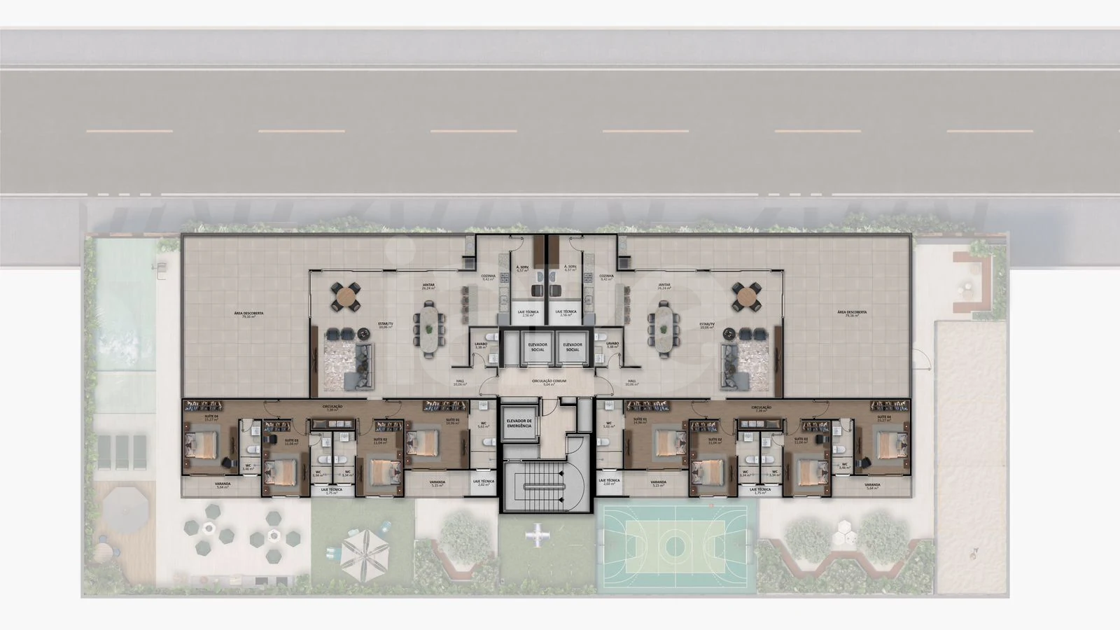Planta — Pavimento 1
