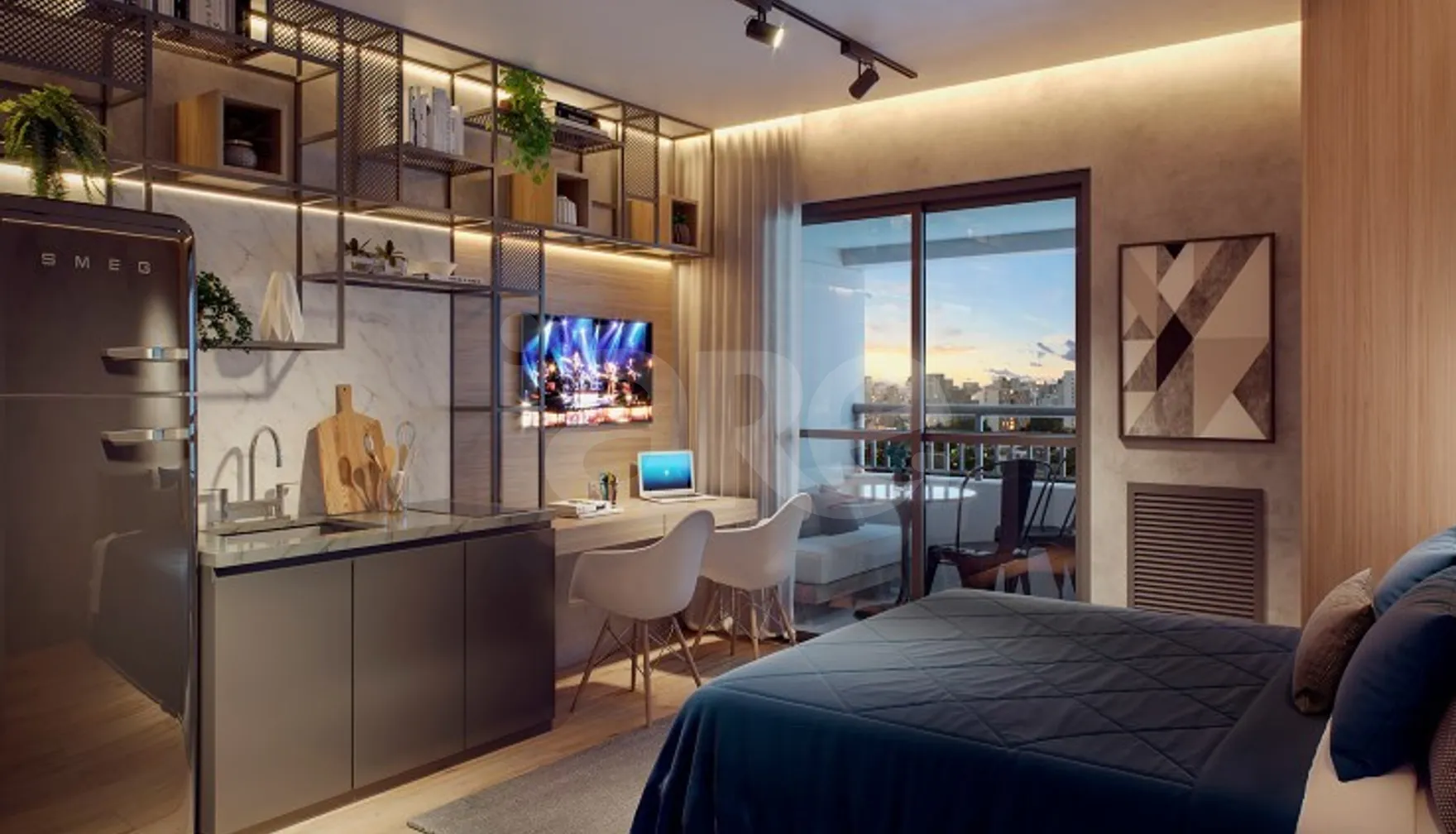 Raízes Tucuruvi Jacarandá - Studio com 27,49 m², em Tucuruvi — foto 3