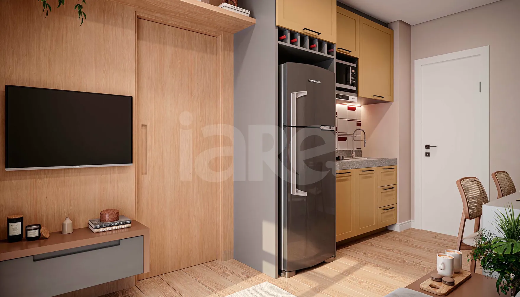 Planta — Apartamento 26,46 m²