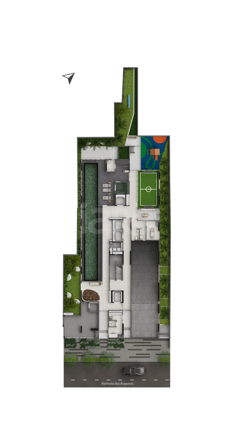 Planta — Implantação térreo