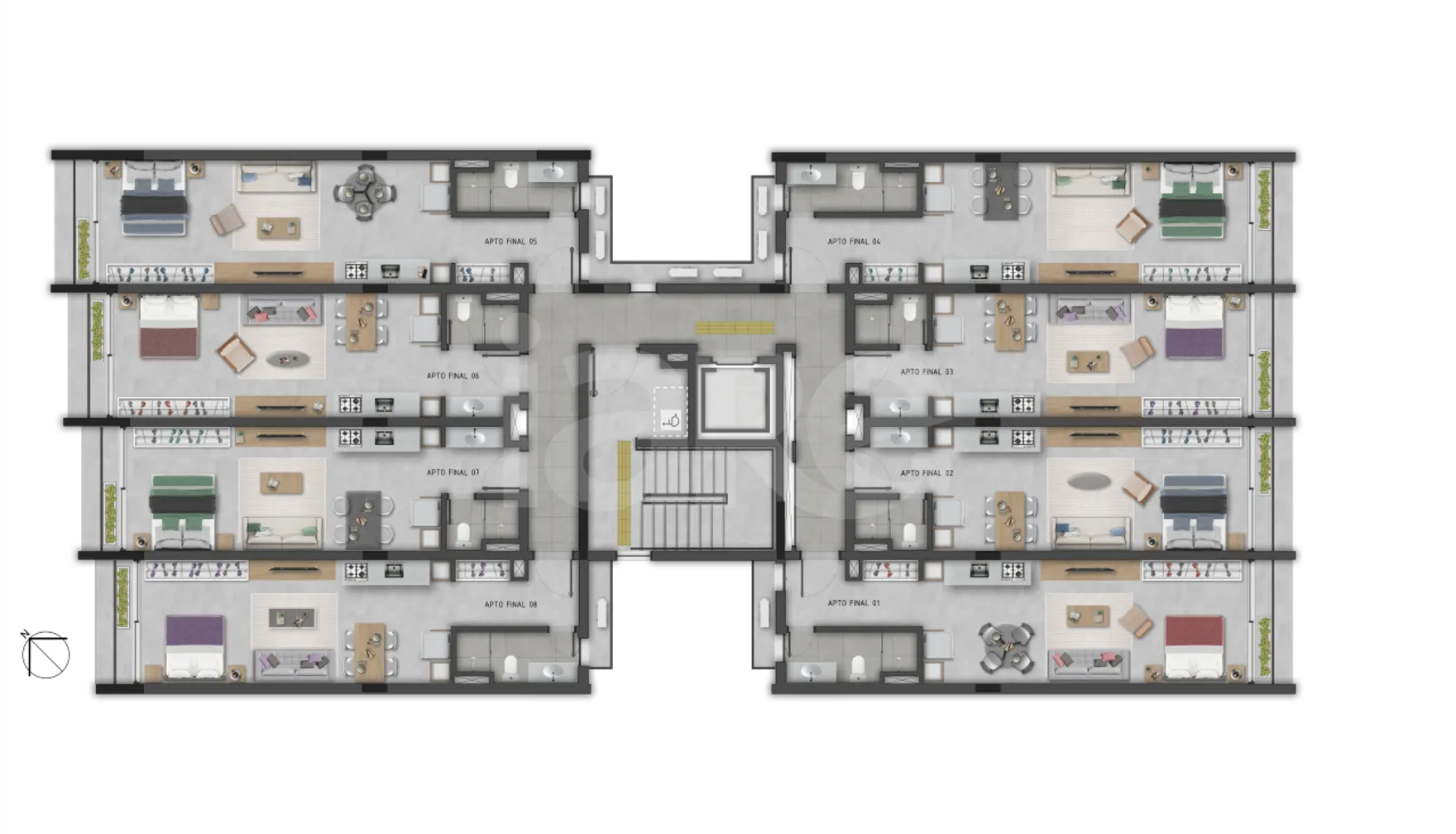 Planta — Pavimento 3