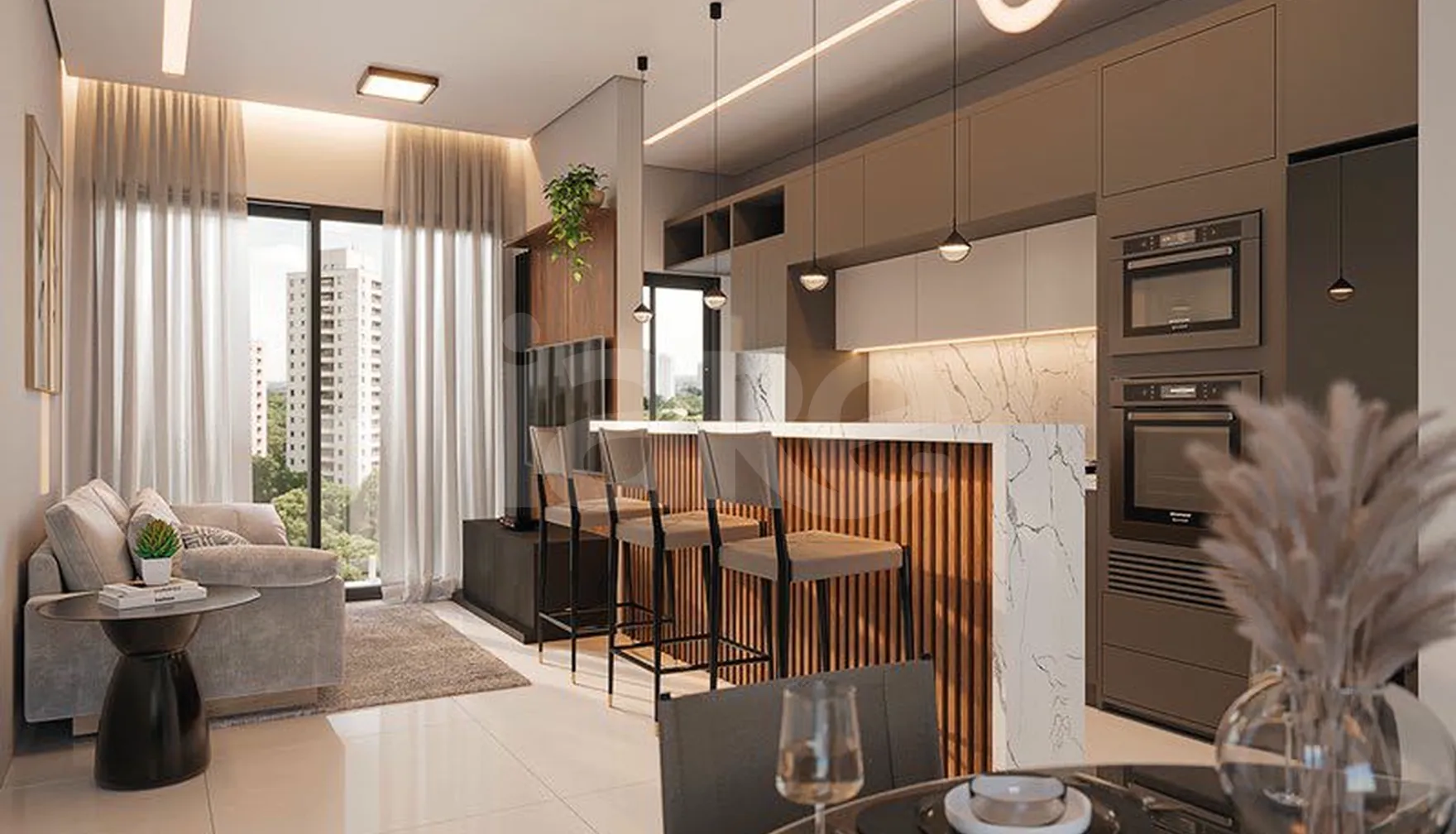 Munich - Apartamento com 82,35 m², em Zona Nova — foto 2
